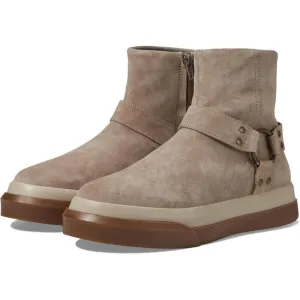 Free People Boots Bodhi Taupe Suede Leather Harness Ankle Booties