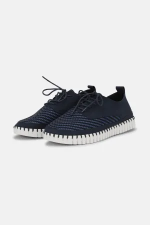 Herrenschuhe Mit Schnürung - Dark Indigo White