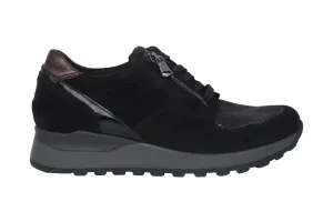 'Hiroko' women's wide fit (H) sneakers - black