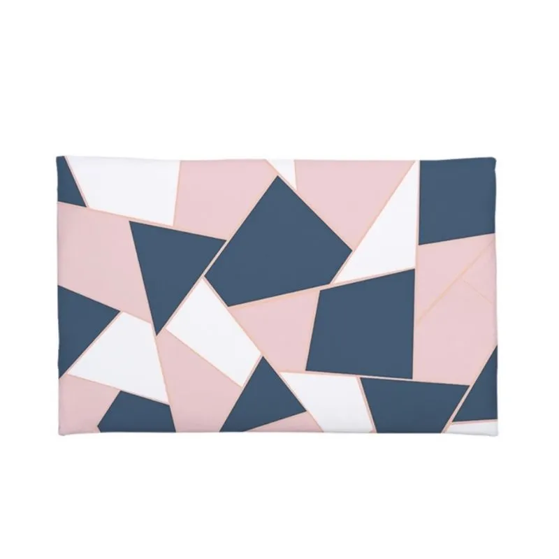 Homlly Soft Diatomite Floor Bath Mat with Washable Cover (Design)