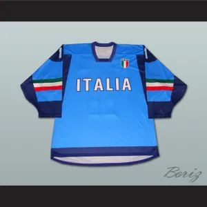 Italia Team Light Blue Hockey Jersey