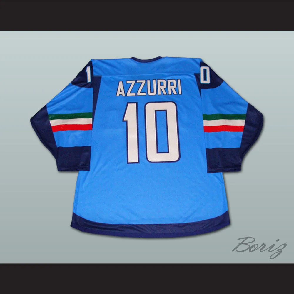 Italia Team Light Blue Hockey Jersey