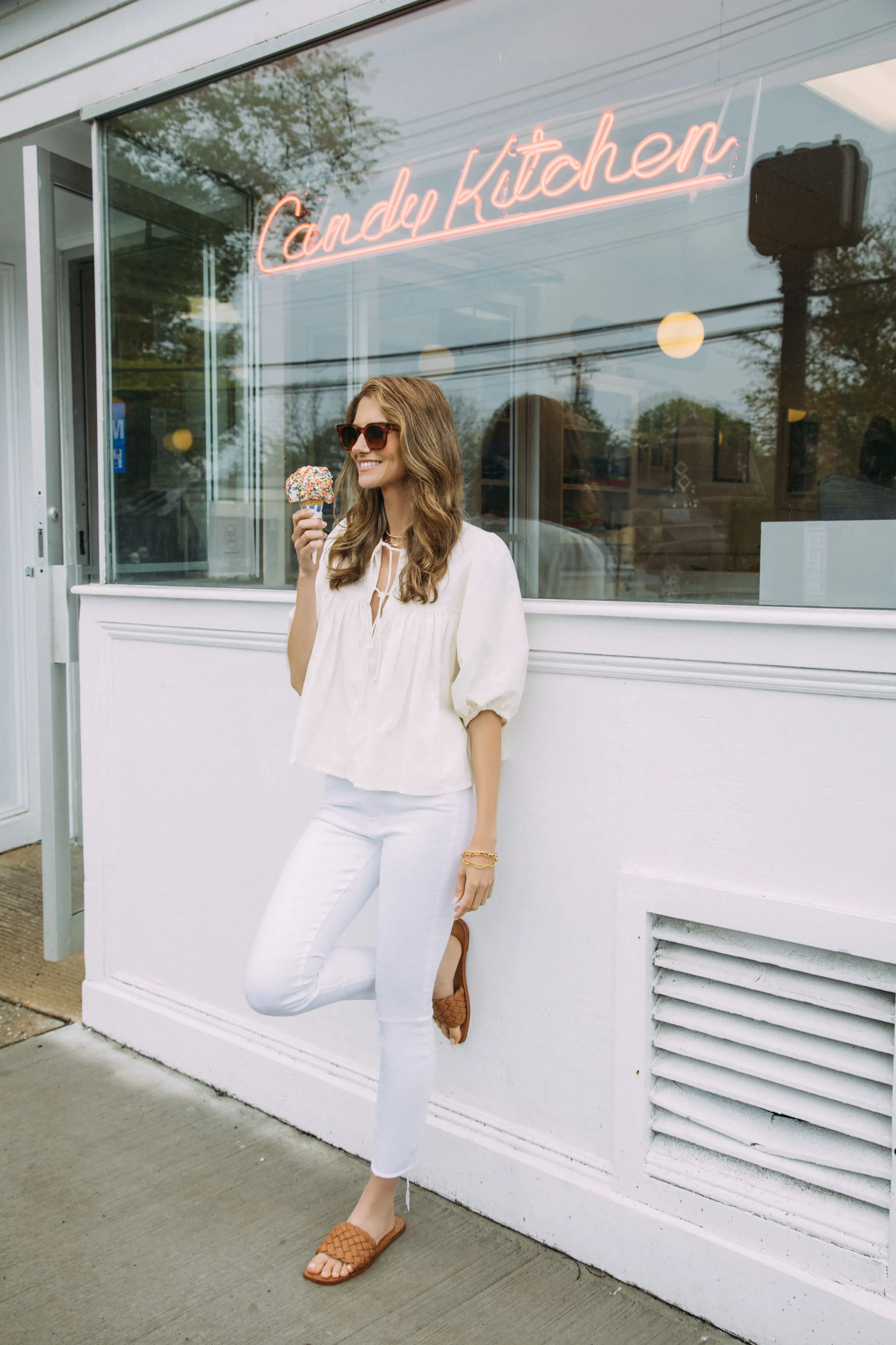 Ivory Puff Isla Top