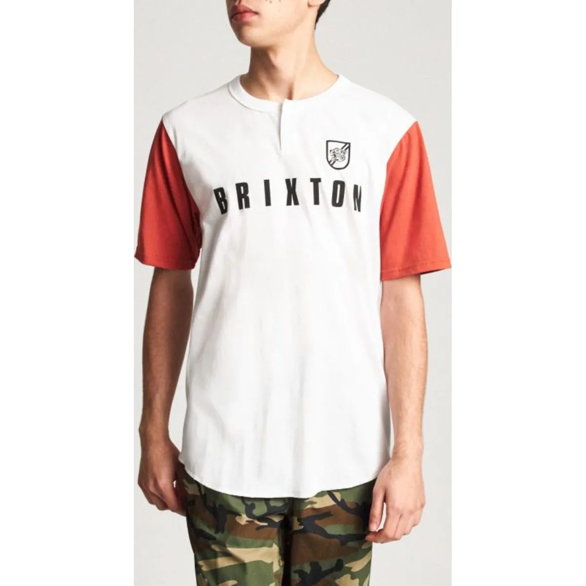 JUDSON S/S HENLEY - WHITE