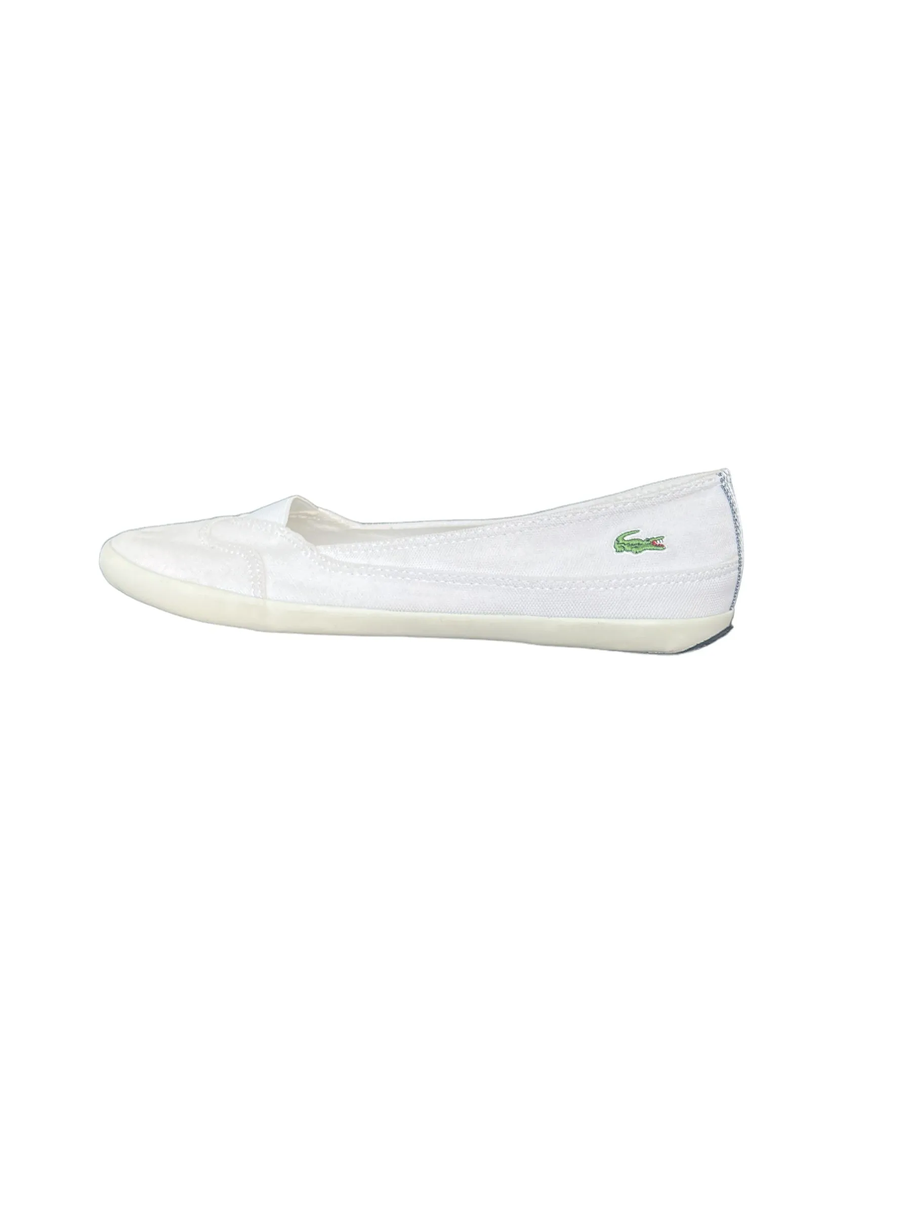 Lacoste Rieti CRE White Dark Blue Texture Slip Ons