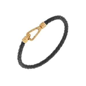 Lash Woven Leather Bracelet