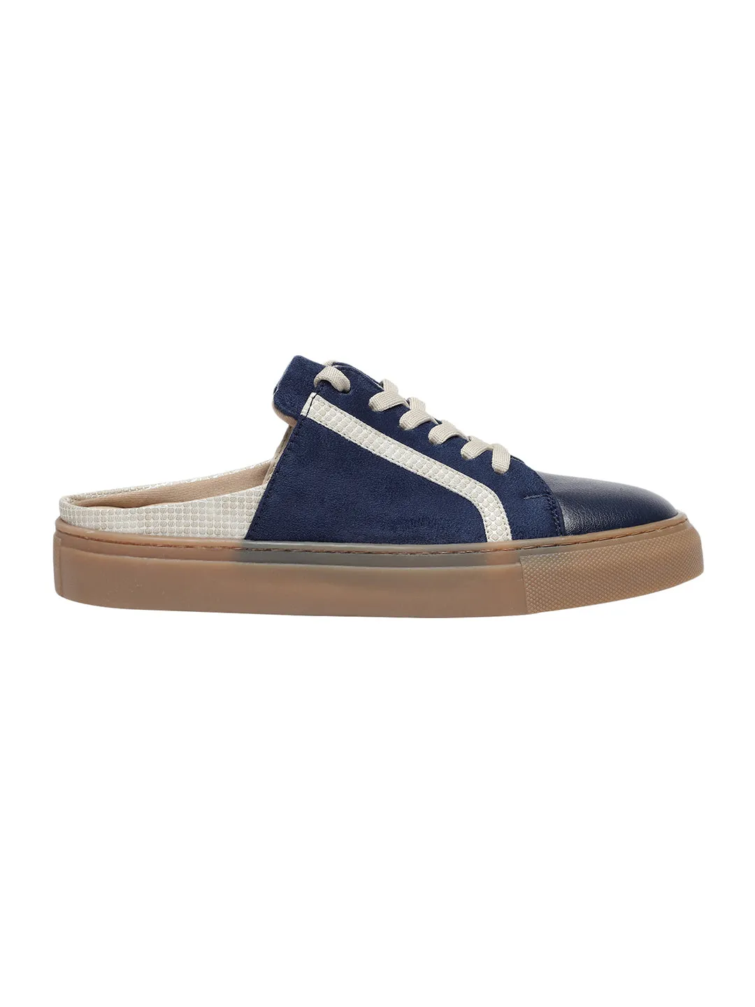 Leanne Blue Flat Sneakers