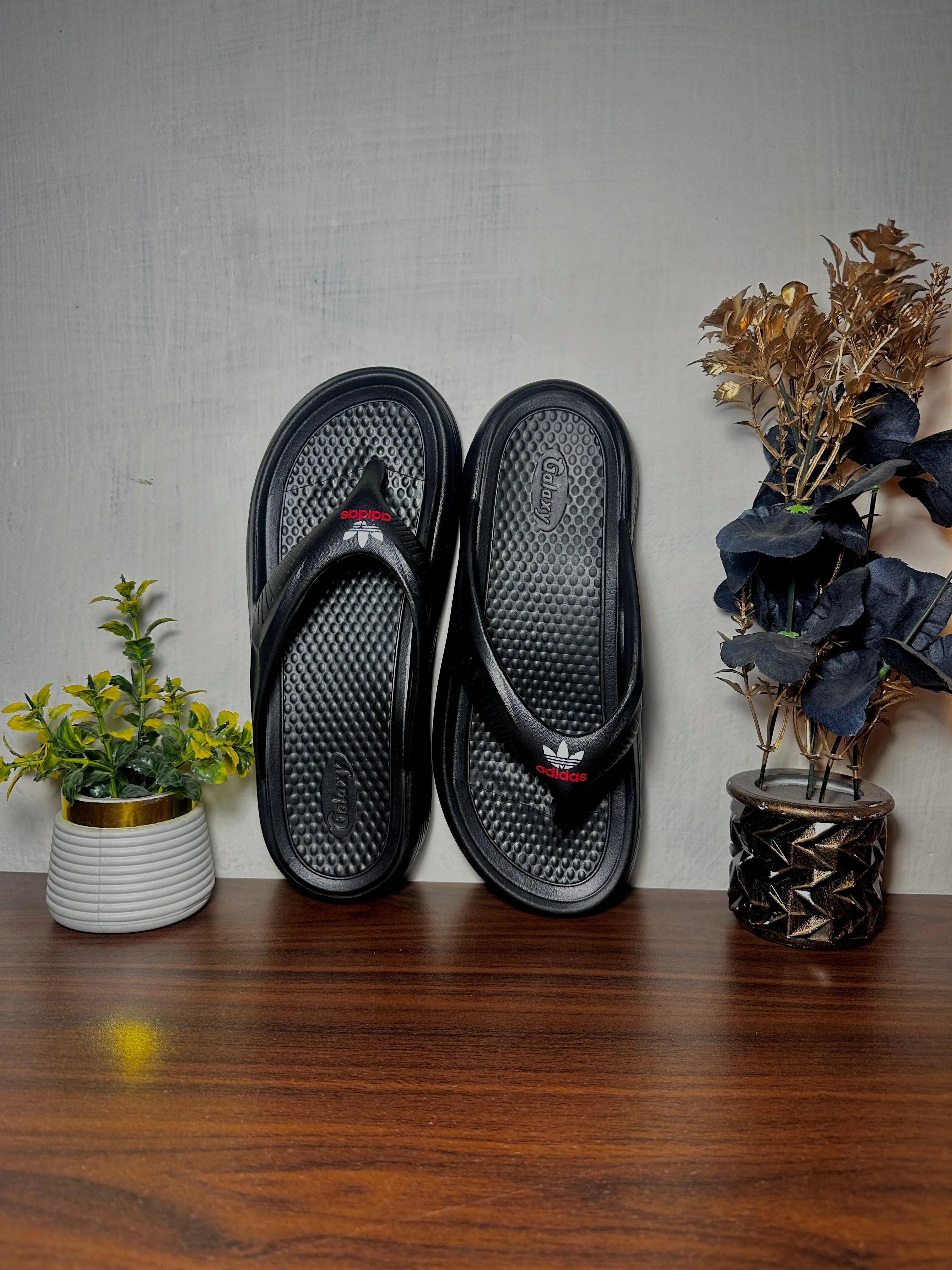 Men's EVR Material Slippers with Comfortable Foot-bed