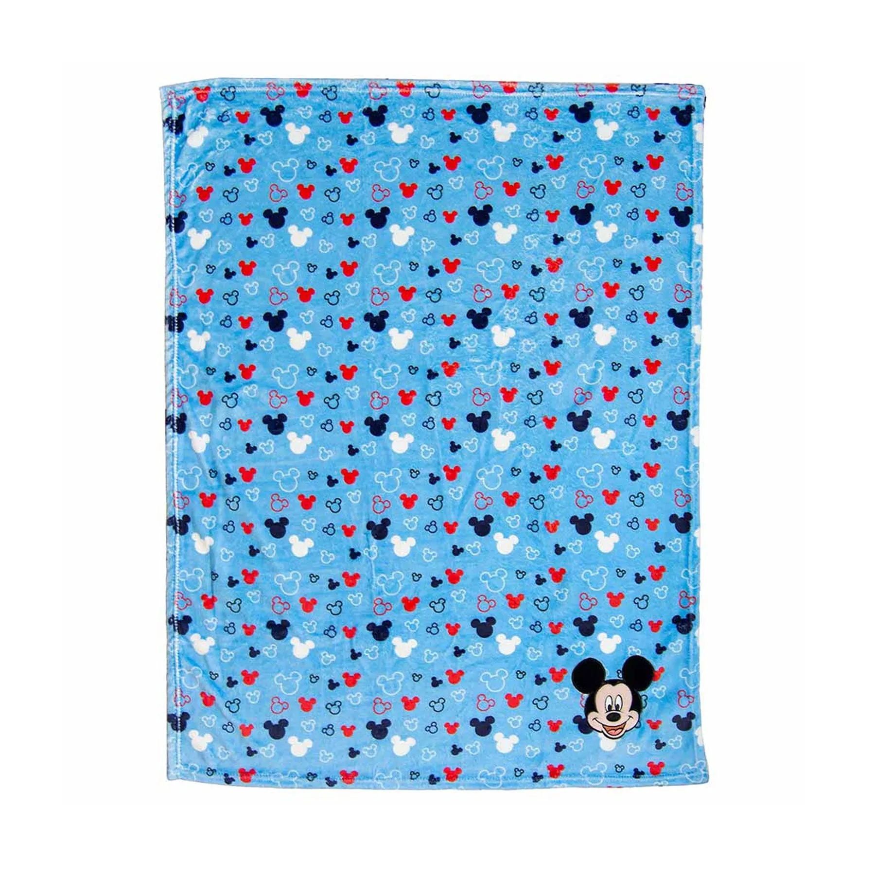 MICKEY BOYS FLANNEL BLANKET W/BOOTIES GIFT SET