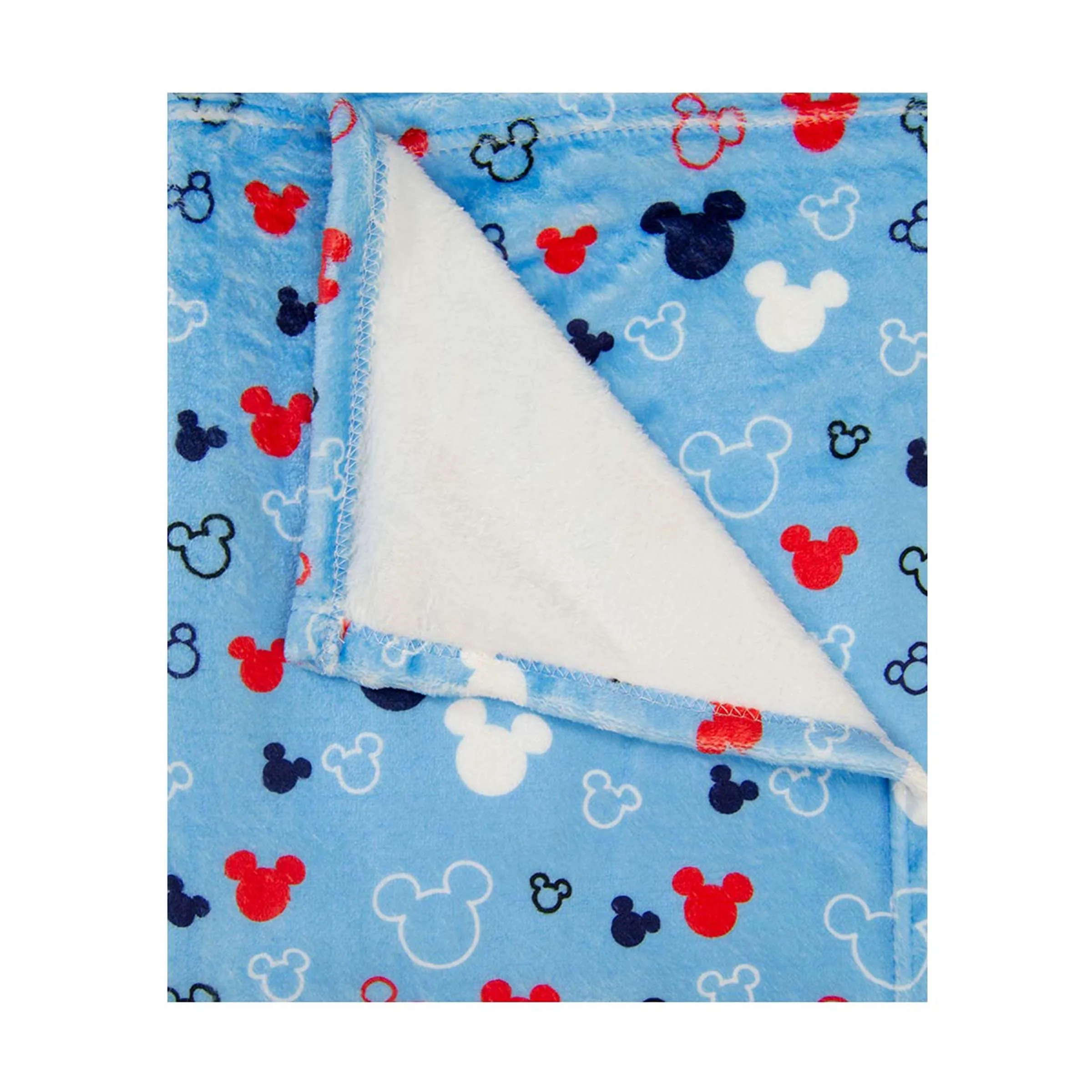 MICKEY BOYS FLANNEL BLANKET W/BOOTIES GIFT SET