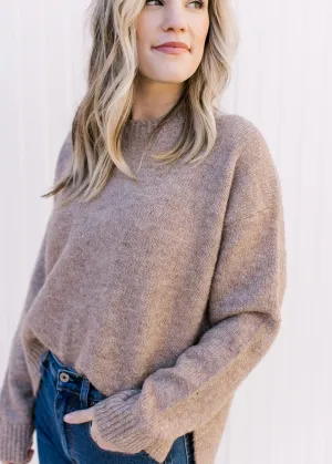 Mocha Round Neck Sweater B