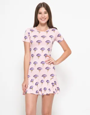 Ninety Degrees Clou Dusty Dress