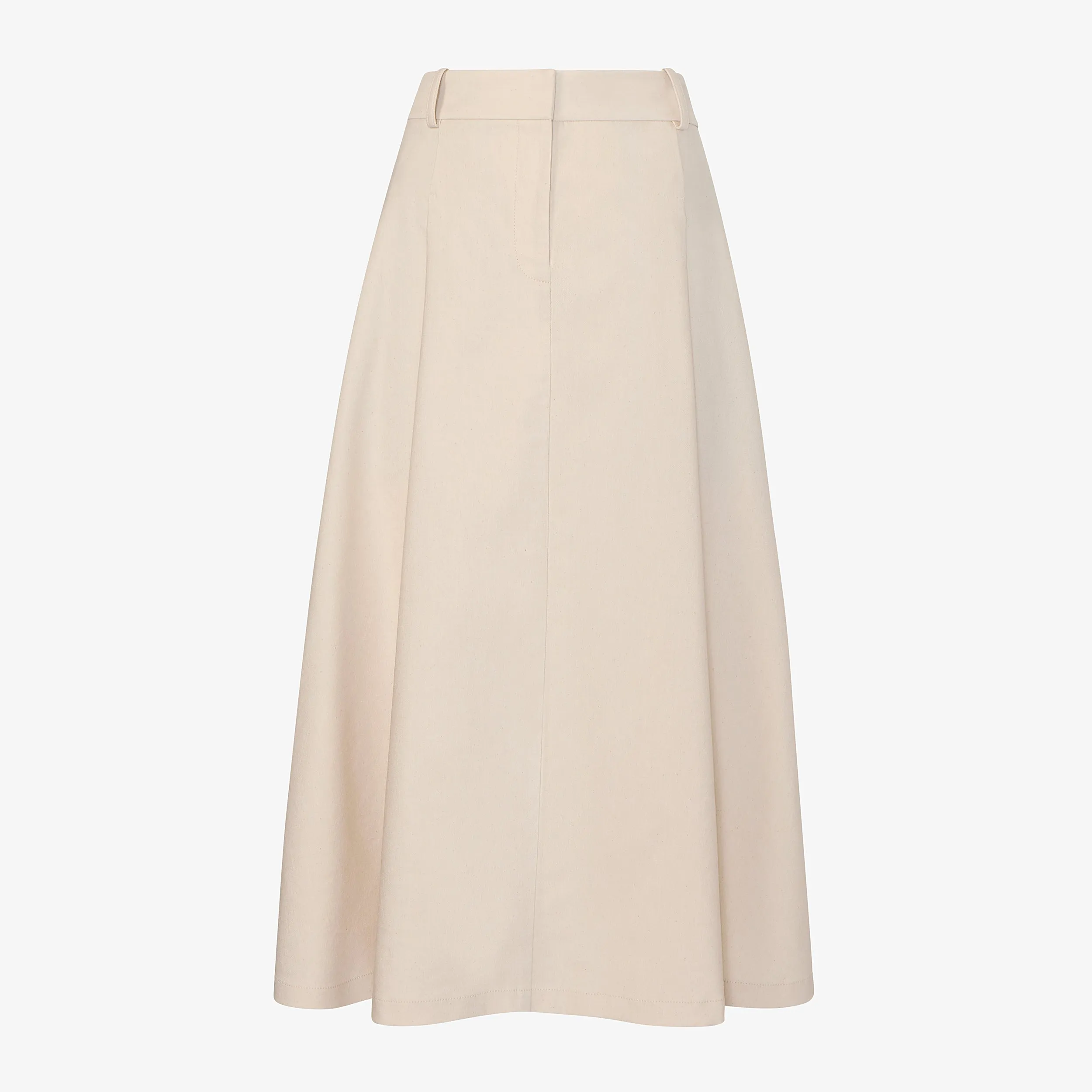 Olia Breeze Skirt - Cotton Viscose :: Natural