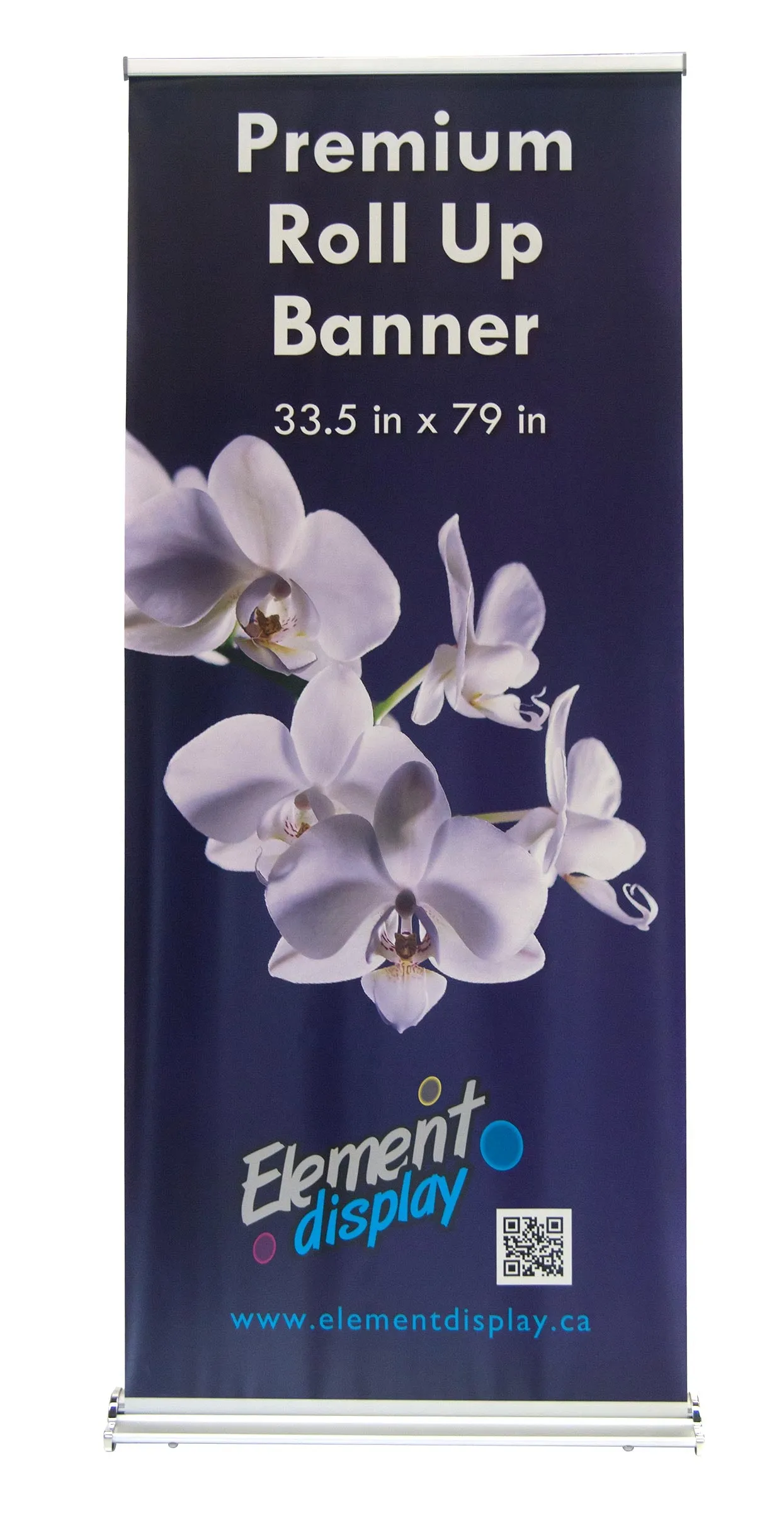 Premium Roll Up Banner Stand With Graphic