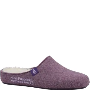 Purple Womens Recycled Good Slippers