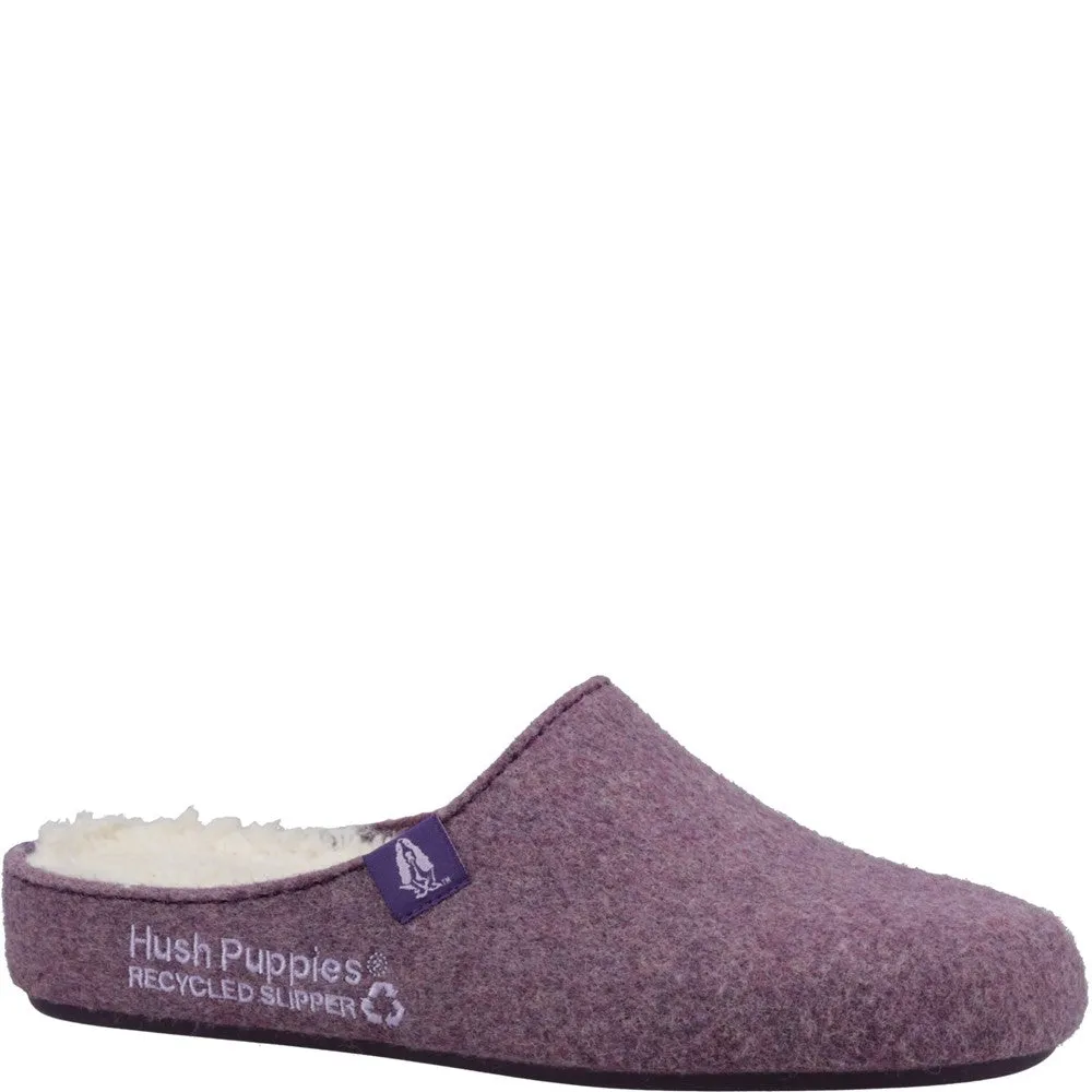 Purple Womens Recycled Good Slippers