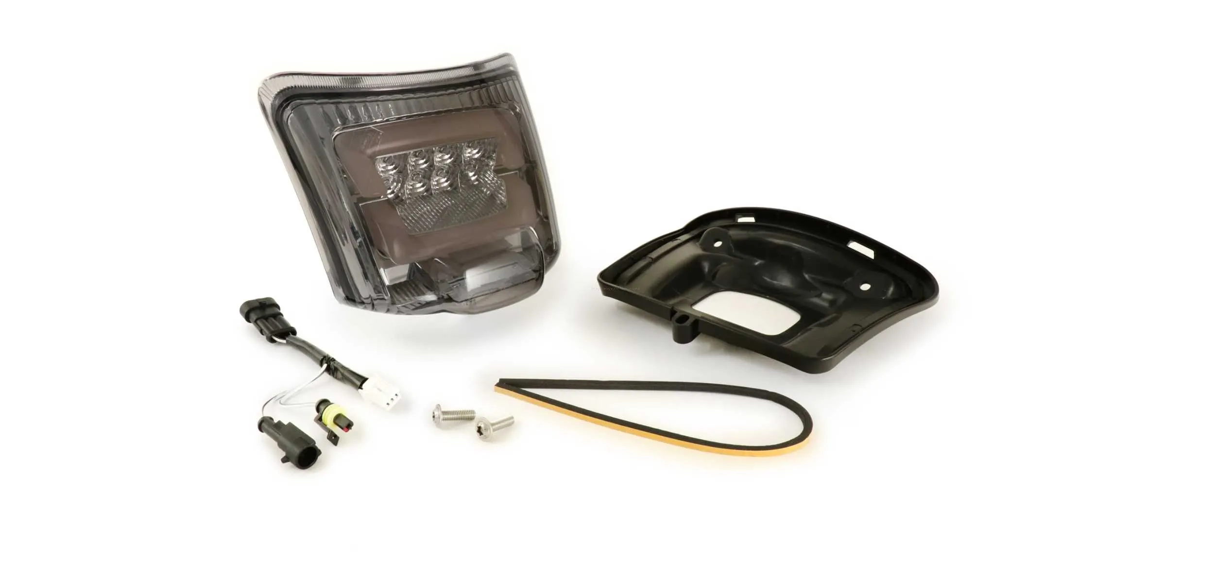 Rear Light including Frame MOTO NOSTRA Matt Black | Vespa GTS 125-300cc