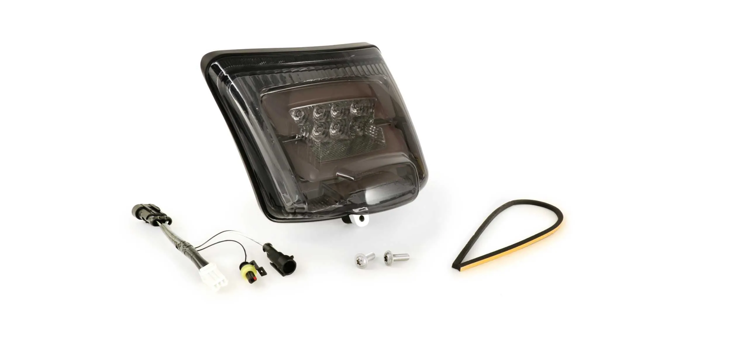 Rear Light including Frame MOTO NOSTRA Matt Black | Vespa GTS 125-300cc
