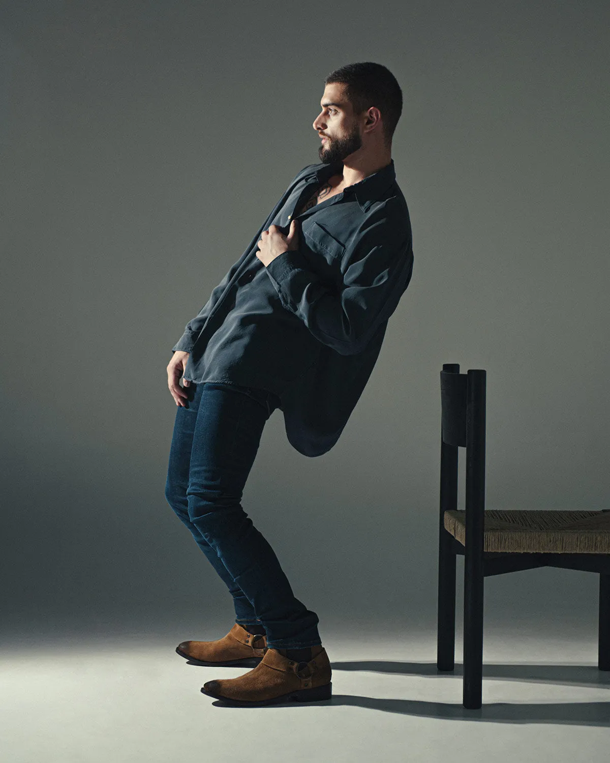 Sandro Suede Camel