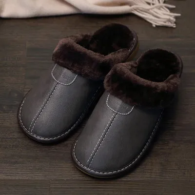 Sara – Cotton Slippers with Vegan Leather for Women