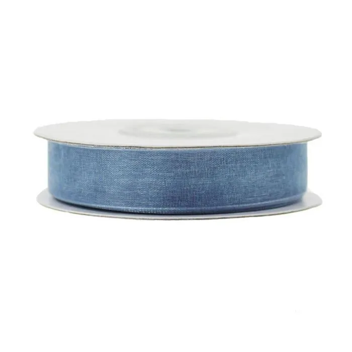 Sheer Organza Ribbon, 5/8-inch, 25-yard