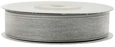 Sheer Organza Ribbon, 5/8-inch, 25-yard