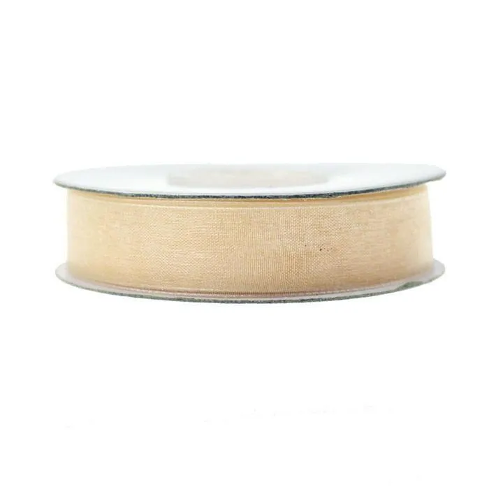 Sheer Organza Ribbon, 5/8-inch, 25-yard
