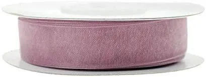 Sheer Organza Ribbon, 5/8-inch, 25-yard
