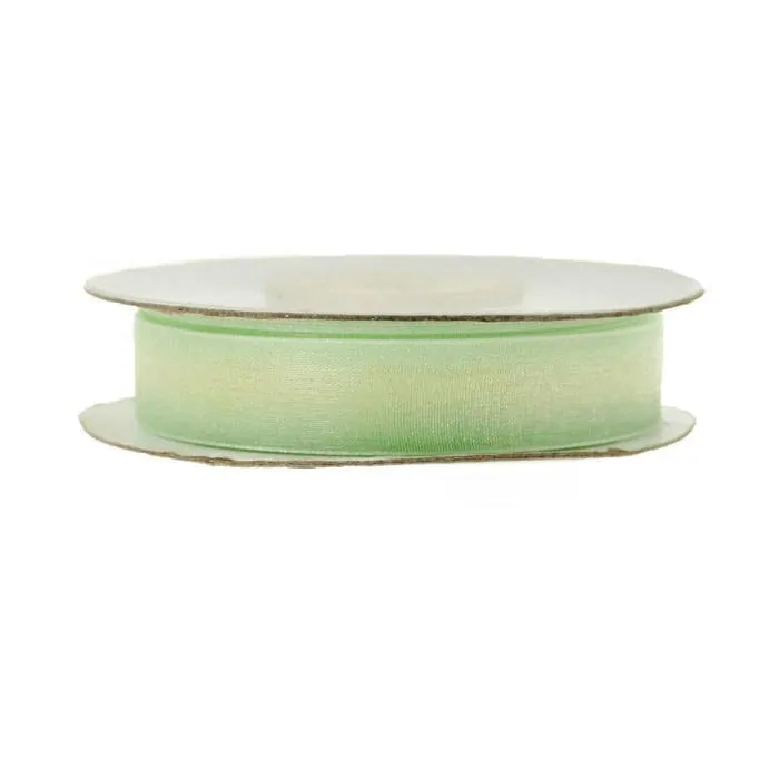 Sheer Organza Ribbon, 5/8-inch, 25-yard