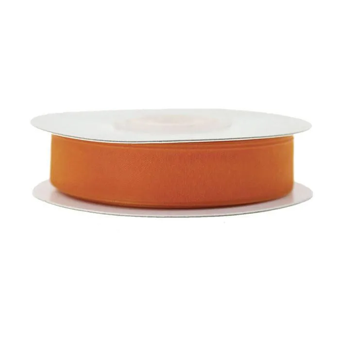 Sheer Organza Ribbon, 5/8-inch, 25-yard