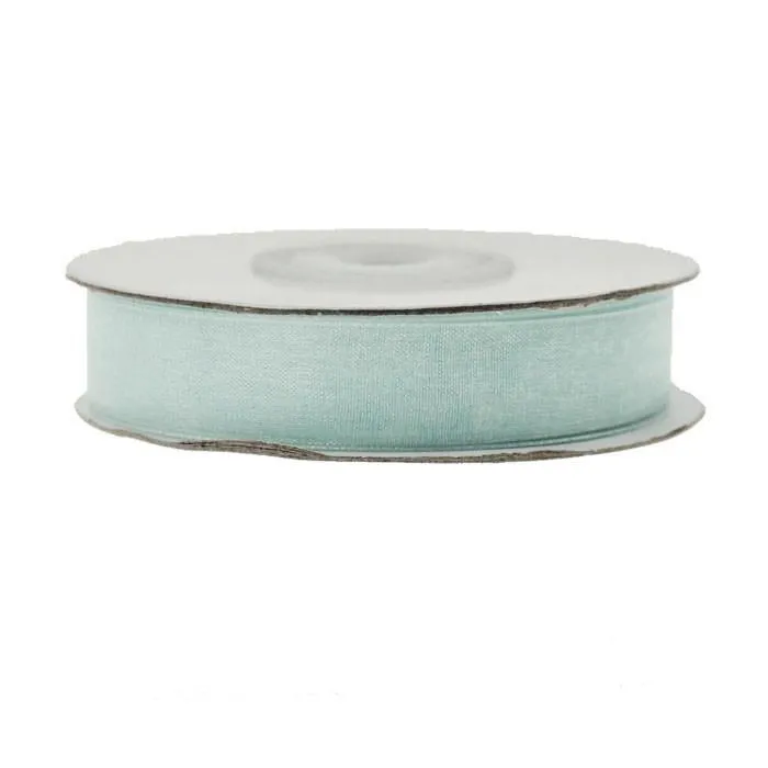 Sheer Organza Ribbon, 5/8-inch, 25-yard