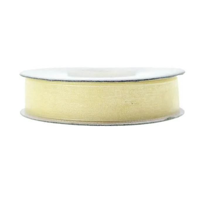 Sheer Organza Ribbon, 5/8-inch, 25-yard