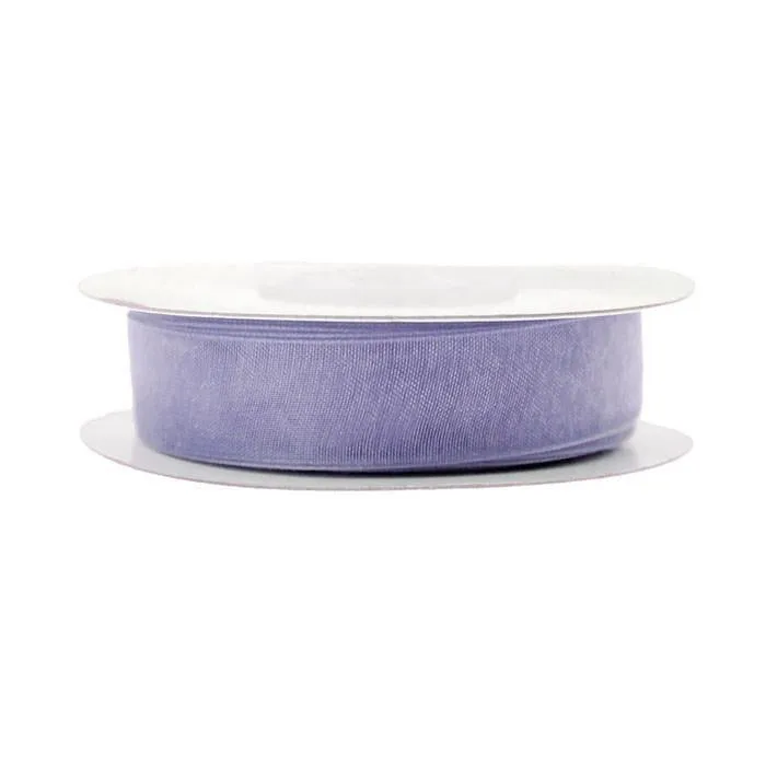 Sheer Organza Ribbon, 5/8-inch, 25-yard