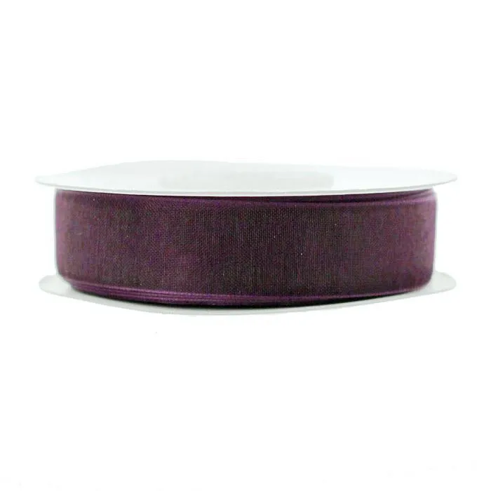 Sheer Organza Ribbon, 5/8-inch, 25-yard