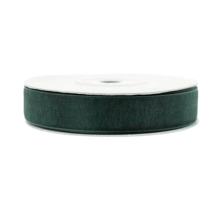 Sheer Organza Ribbon, 5/8-inch, 25-yard