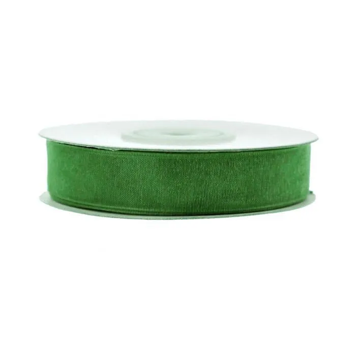 Sheer Organza Ribbon, 5/8-inch, 25-yard