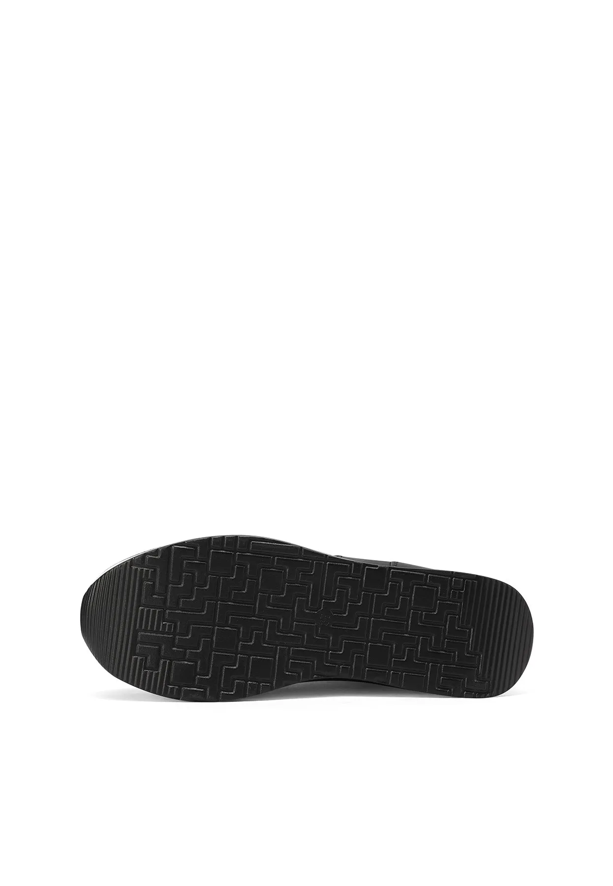 Sneakers in vera pelle con platform QH8013
