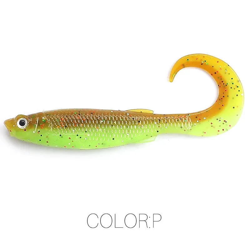 Soft bait 5cm/6.5CM Zander Predator Fishing 3d eyes Soft lure Fishing lures