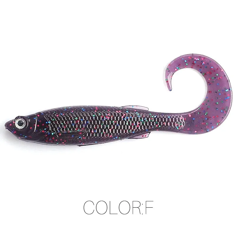 Soft bait 5cm/6.5CM Zander Predator Fishing 3d eyes Soft lure Fishing lures