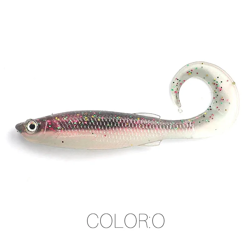Soft bait 5cm/6.5CM Zander Predator Fishing 3d eyes Soft lure Fishing lures