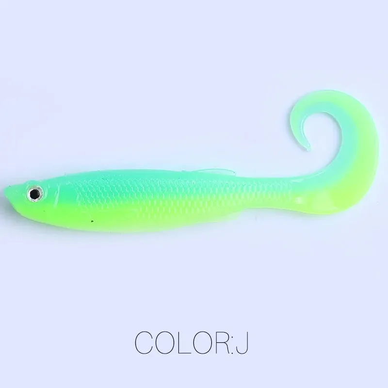 Soft bait 5cm/6.5CM Zander Predator Fishing 3d eyes Soft lure Fishing lures