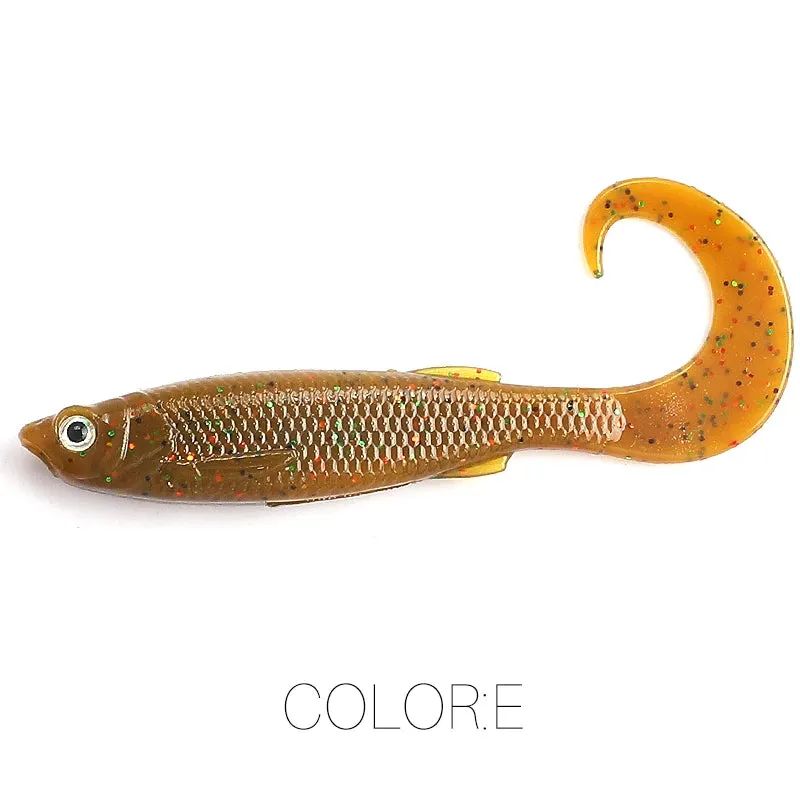 Soft bait 5cm/6.5CM Zander Predator Fishing 3d eyes Soft lure Fishing lures