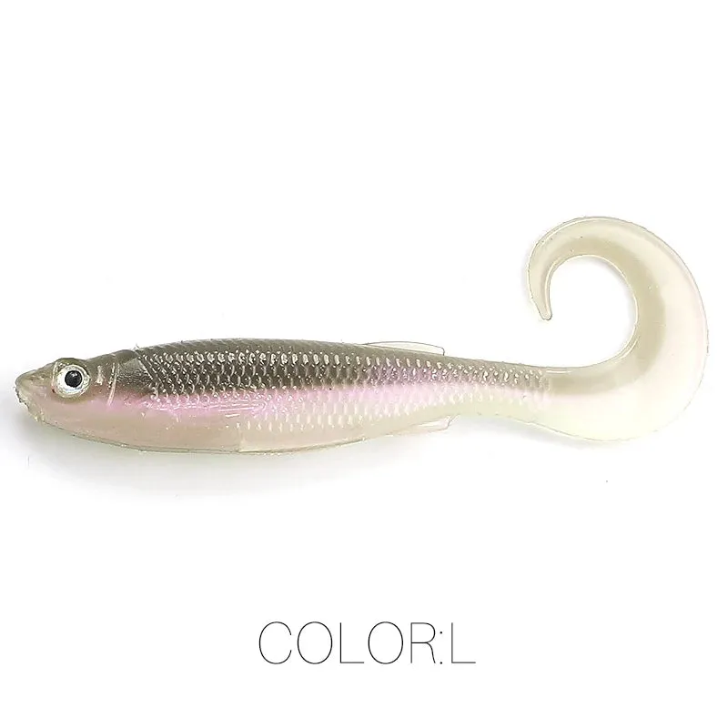 Soft bait 5cm/6.5CM Zander Predator Fishing 3d eyes Soft lure Fishing lures