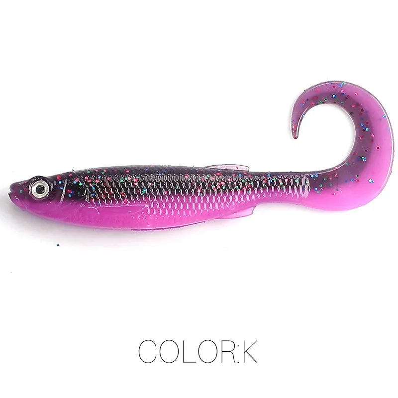 Soft bait 5cm/6.5CM Zander Predator Fishing 3d eyes Soft lure Fishing lures