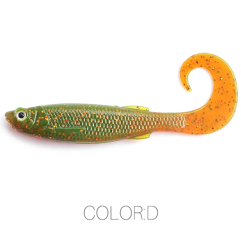 Soft bait 5cm/6.5CM Zander Predator Fishing 3d eyes Soft lure Fishing lures