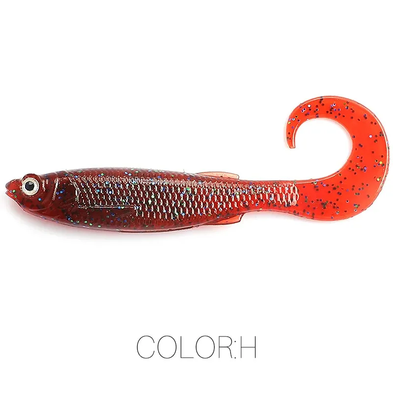 Soft bait 5cm/6.5CM Zander Predator Fishing 3d eyes Soft lure Fishing lures