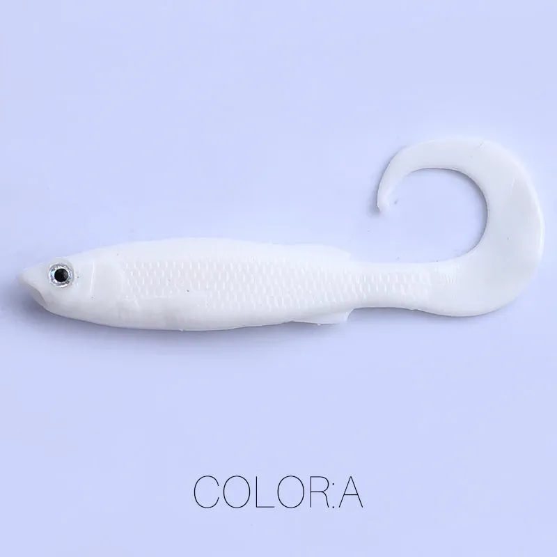 Soft bait 5cm/6.5CM Zander Predator Fishing 3d eyes Soft lure Fishing lures