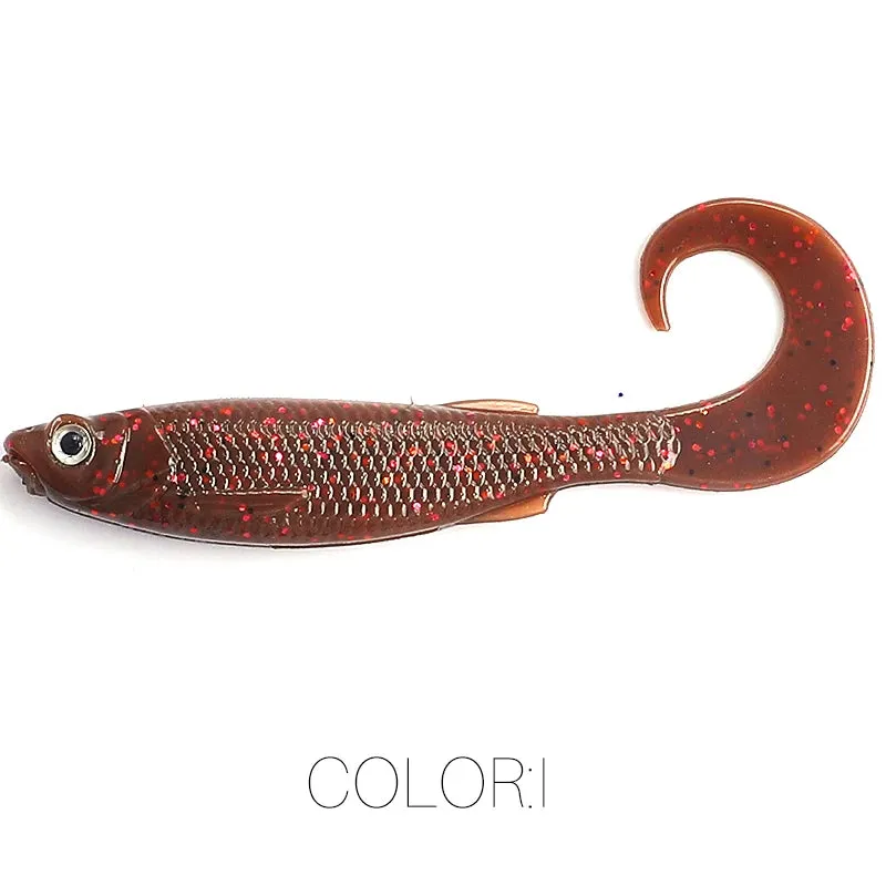 Soft bait 5cm/6.5CM Zander Predator Fishing 3d eyes Soft lure Fishing lures