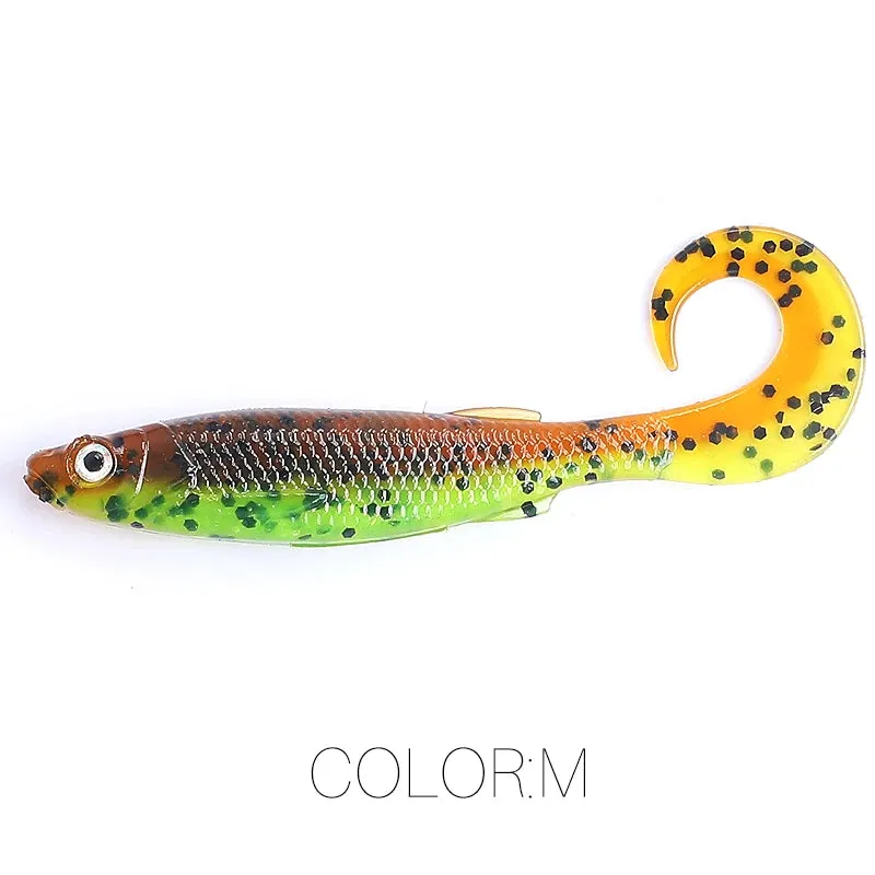 Soft bait 5cm/6.5CM Zander Predator Fishing 3d eyes Soft lure Fishing lures
