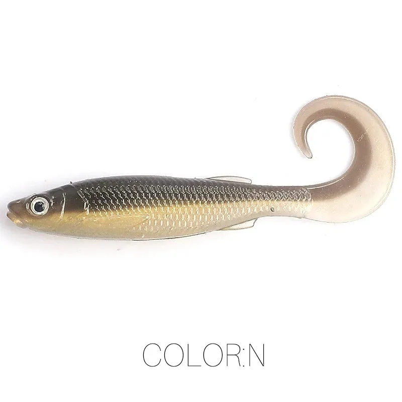 Soft bait 5cm/6.5CM Zander Predator Fishing 3d eyes Soft lure Fishing lures